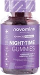 Sleep Night Time Support Supplement 60 Vegan Gummies. Magnesium, L-Theanine, B12