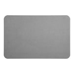 Tapis de bain en diatomite 39x60 cm gris, 5Five Modern