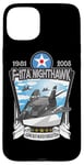 Coque pour iPhone 15 Plus Bombardier furtif américain F117 Nighthawk