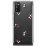 ERT GROUP mobile phone case for Samsung A02S original and officially Licensed Disney pattern Cat Figaro 001 optimally adapted to the shape of the mobile phone, partially transparent