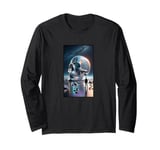 Bitcoin Skull Head Ghost Demon Fantasy Dream Gothic Dark Long Sleeve T-Shirt