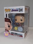 FUNKO POP  IRON MAN I AM IRON MAN 580 GLOWS IN THE DARK MARVEL AVENGERS ENDGAME