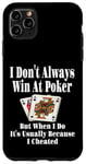 Coque pour iPhone 11 Pro Max C'est drôle de ne pas toujours gagner au poker Card Game Game Game Game Game Night