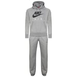 NIKE FLEECE OVERHEAD TRACKSUIT GREY S-XL 749729063