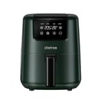 Chefree Air Fryer 2L Compact Design, 4-in-1 Multicooker, Digital Touchscreen, Nonstick Dishwasher Safe, Energy Saving 900W Power, Less Oil, Low Noise, Green, AF300