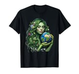 Gaia's Embrace: A Pagan Tribute to Mother Earth on a Tee new T-Shirt