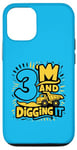 Coque pour iPhone 15 3 ans 3e anniversaire Construction Boy 3 ans