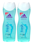 2x Adidas Woman Fresh  Cool Mint Hydrating Shower Gel 2x400ml