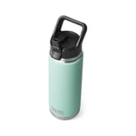 YETI - Rambler 26 oz (769 ml) Flask Bottle with Straw Cap - Sea Foam Colour  Gym