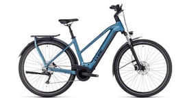 Velo de ville electrique cube kathmandu hybrid one 750 trapeze shimano deore 10v 750 wh 700 mm bleu 2023