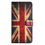 Samsung Galaxy A55 (5G) Kunstskinn Flip Deksel m. Lommebok & Stativfunksjon - Union Jack