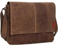 Shalimar Messenger Bag oiled Buckskin Outback Wear Model: Kalgoorlie