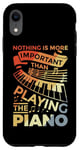 Coque pour iPhone XR Clavier de piano Motivation Design pour Pianiste