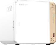 QNAP TS-462-4G Intel Dual-Core 2.5GbE Multimedia NAS with M.2 PCIe slots and