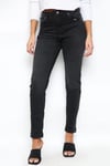 MYT Womens Ladies Mom Jeans in Black Cotton - Size 10 Regular