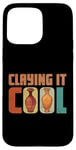 Coque pour iPhone 15 Pro Max Pottery Claying It Cool Machine à poterie