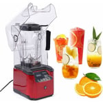 Gojoy - Blender Mixeur insonorisé pour glace, broyeur à glace, mixeur à smoothie mixeur mixeur de jus Ice Cream professionnel mixeur de bar