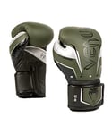 Venum Gants de Boxe Elite Evo Unisex-Adult, Kaki/Argent, 10 Oz