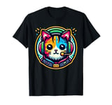 Fun Cat with Gamer Headset MEIRL Me In Real Life T-Shirt