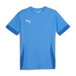 PUMA Mixte Match Teamgoal Jr Maillot De Football, Ignite Blue-puma White-puma Team Royal, 164 EU