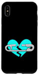 Coque pour iPhone XS Max Graphique de couleur turquoise Turquoise Healing In Progress