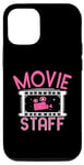 Coque pour iPhone 12/12 Pro Movie Staff Movie Night Binge Film Fan Cinema Watcher Movie