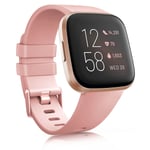 Watch för Fitbit Versa 2 SE-rem Silikon Sportarmband för Fitbit Versa Lite Armband Smartwatch Tillbehör pink size S for versa 2