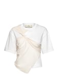 Draped Mesh Top White Les Coyotes De Paris