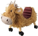 Little Bird Told Me - Hubert Highland Cow Ride On 1 Count (Pack of 1), 