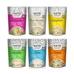 Keto Skinny® Mixed Case - (Pack of 6, 270g Each) (Rice, Noodle, Penne, Thai Style Noodle, Fettuccine, Spaghetti) Organic Konjac Noodles & Pasta, Zero Sugar, Zero Carbs, Paleo Friendly, Low Calorie