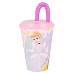 Stor GOBELET RÉUTILISABLE pour Enfants avec Paille en Plastique sans BPA 430 ML | Disney Princess True