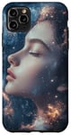 Coque pour iPhone 11 Pro Max Femmes Fantasy Art Déesse Cosmique Art Galaxie