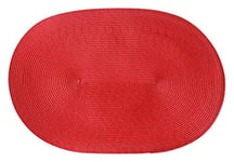 Continenta Set de Table Oval Cerise 45 x 31 cm