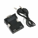 1080P HDMI Hdmi Female To VGA Male With Audio Output Cable Converter Adapter