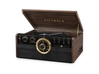 Victrola Vta-270B-Esp, Remdriven Skivtallrik, Brun, 50 Db, A2dp, Avrcp, 10 M, 10 W