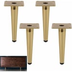 Serbia - Set de 4 Pieds de Meubles,Pied de Canapé Inclinaison,Pied de Table Pattes de Cabinet Chevet Pieds en Métal,pour Tables Basses,Placards et