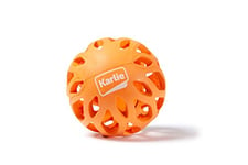 Karlie Balle de Jeu grillagée en Caoutchouc Coco Orange Ø 8 cm