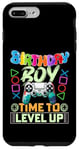 Coque pour iPhone 7 Plus/8 Plus Jeu vidéo Level Up Birthday Boy