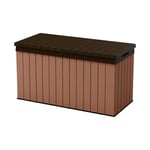 Coffre de rangement Darwin, coffre durable et résistante aux intempéries, Marron - 570L - 142.5x65.3x78.2 cm - Keter