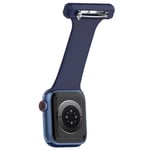 Apple Watch Ultra/Ultra 2 49mm, 9/8 45mm m.fl Klockrem för sjuksköterskor - Mörkblå