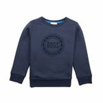 Hugo Boss Kids Sweatshirt Round Logo Navy