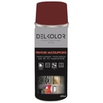 Peinture en Aérosol - Couleurs ral - 400ml Finition: Brillant - Couleur: ral 3004 Rouge pourpre - Delkolor