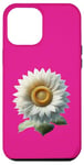 Coque pour iPhone 12 Pro Max Tournesol blanc