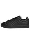 adidas Garçon Grand Court 2.0 Chaussures de tennis, Noir Blanc Negbás Negbás Ftwbla, 36 2/3 EU