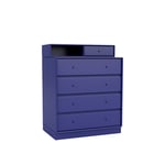 Montana - Keep Chest Of Drawers, Plinth H7 cm - Monarch - Kommoder - designer_peter_j_lassen - Blå - Tre