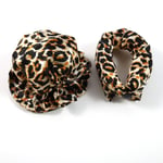 2PCS Heatless Curling Set Hårrullar för Heatless Curls Heatless Gold Leopard