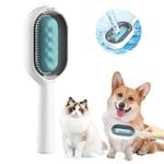 Darryy Brosse Animaux Avec Réservoir d'Eau, Brosse De Nettoyage 4 En 1 Pour Poils D'animaux, Brosse Chiens Chats Autonettoyante, pour Animaux Domestiques pour Nettoyer, Masser, Soigner et Démêler