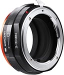 Bague d'adaptation Compatible avec Utiliser Objectifs Nikon G sur Appareils Photo Sony E (Nex) Nex M18105 NIK(G)-NEX Pro