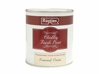 Rustins Quick Dry Chalky Finish Matt Furniture Paint Kenwood Cream 250ML