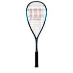 Wilson Ultra Squash Racket Light, Silver/Blue, One Size, 1/2 Cover